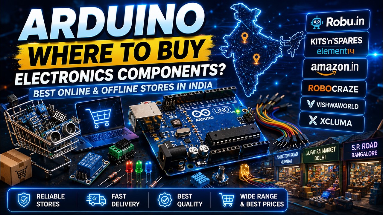 Where to Buy Arduino & Electronics Components in India | Best Online & Offline Stores