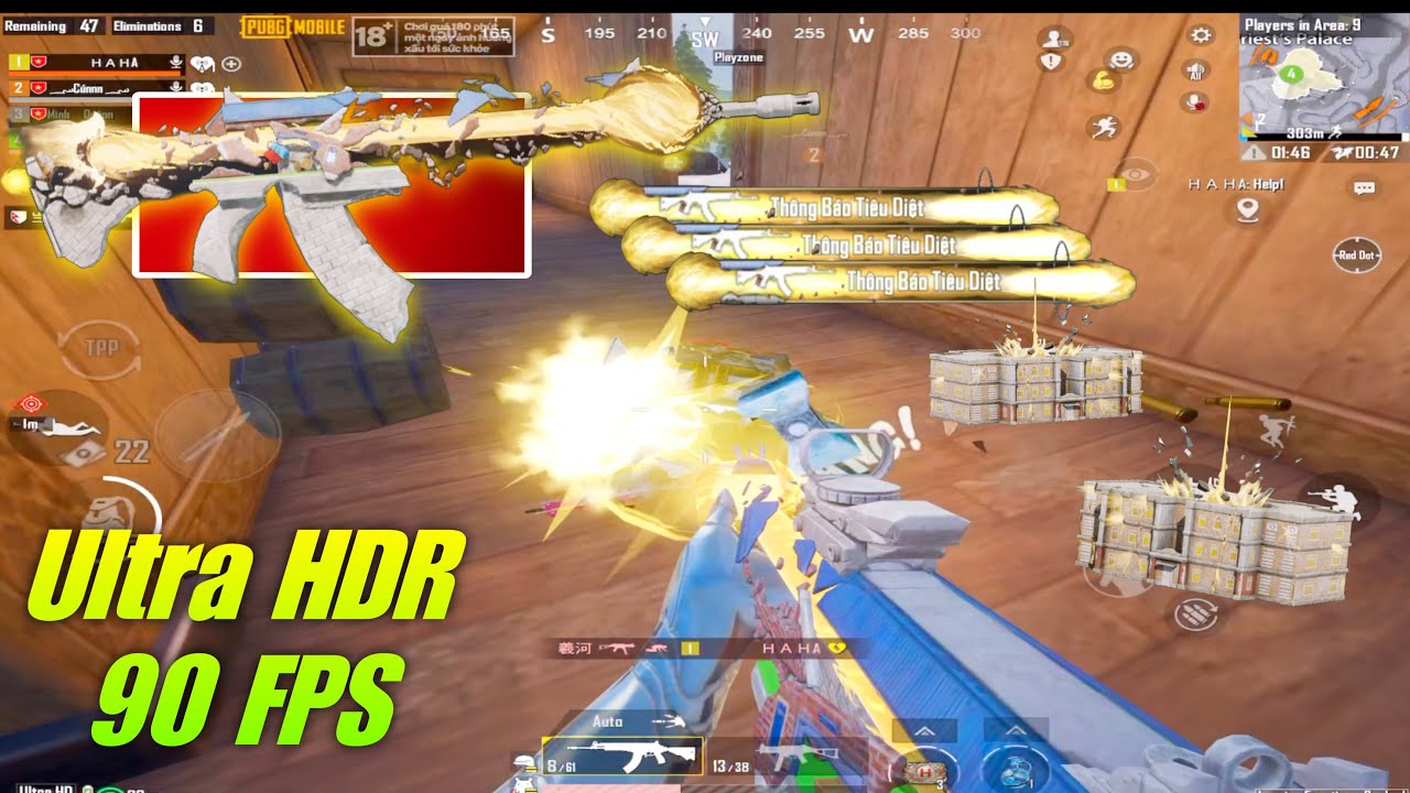 Đồng đội khen bắn quá GHÊ. Đồ hoạ đẹp nhất PUBG Mobile - Trà trộn tập 453