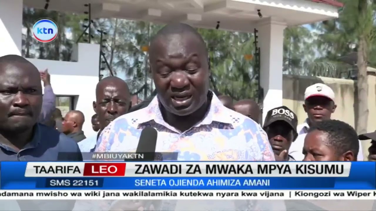 Wakazi Kisumu wapata zawadi za mwaka mpya kutoka kwa seneta Ojienda