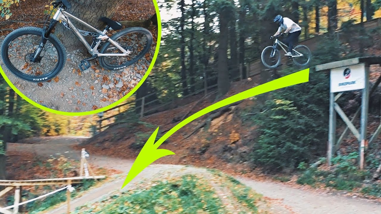 Mit Dirt Bike im Bikepark Winterberg | Roadgap mit 100 mm Federweg | Fabio Schäfer Vlog #191