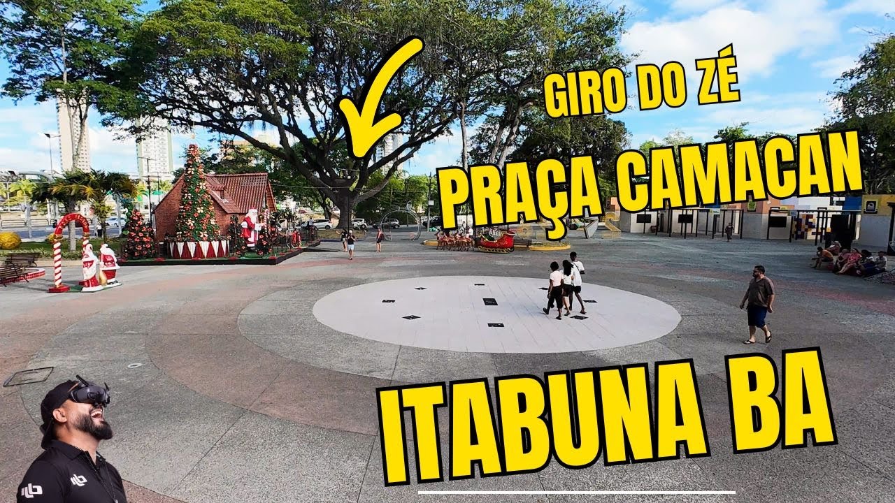 ZÉ DRONE VOANDO NA PRAÇA CAMACAN EM ITABUNA BAHIA