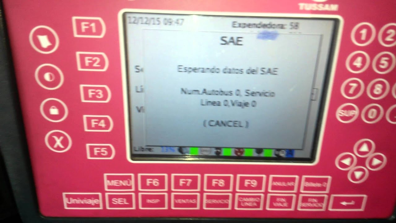encendido expendedora y sae automático