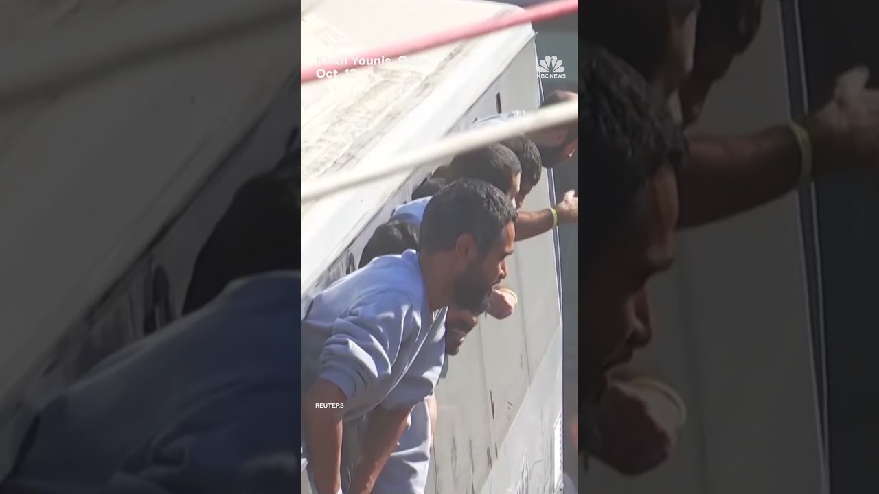 Palestinian prisoners released by Israel arrive in Khan Younis