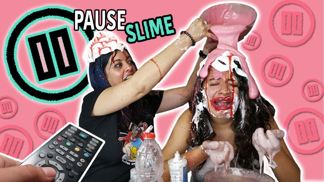 SLIME PAUSE CHALLENGE con BEGO y JORDI de MOMENTOS DIVERTIDOS! OMG!! arivi TV