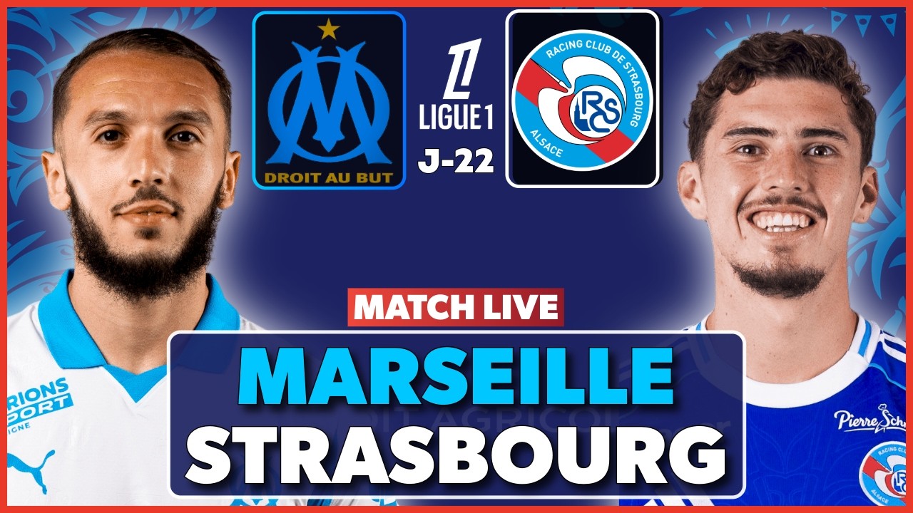 🔴 OM vs STRASBOURG | MATCH LIVE 🎙️|  UN NOUVEU DEPART 🔥 ALLEZ L'OM | LIGUE 1
