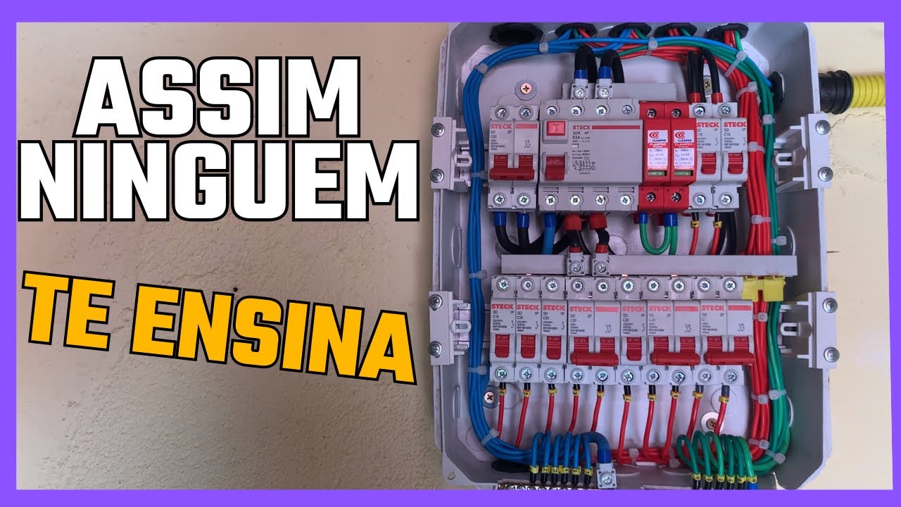 Como montar um quadro de distribuição de circuitos. Faça assim e vai chover de clientes.