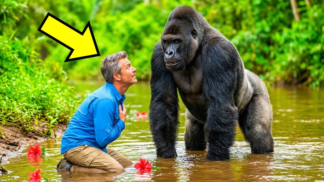 He Released This Gorilla 5 Years Ago. Watch What Happens When He Returns.