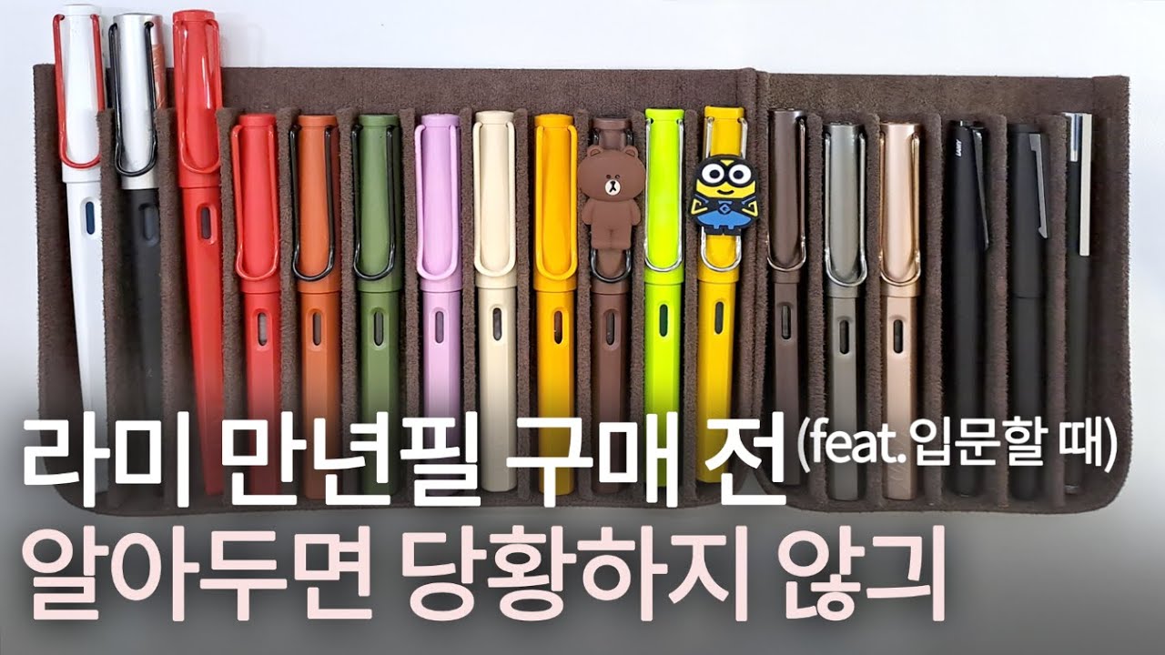 만년필 입문할 때, 알아두면 좋은 라미 닙이야기예요🤗💕ㅣ라미 사파리 만년필ㅣ만년필 닙비교ㅣ입문용 만년필 추천ㅣLamy Safari Fountain pen