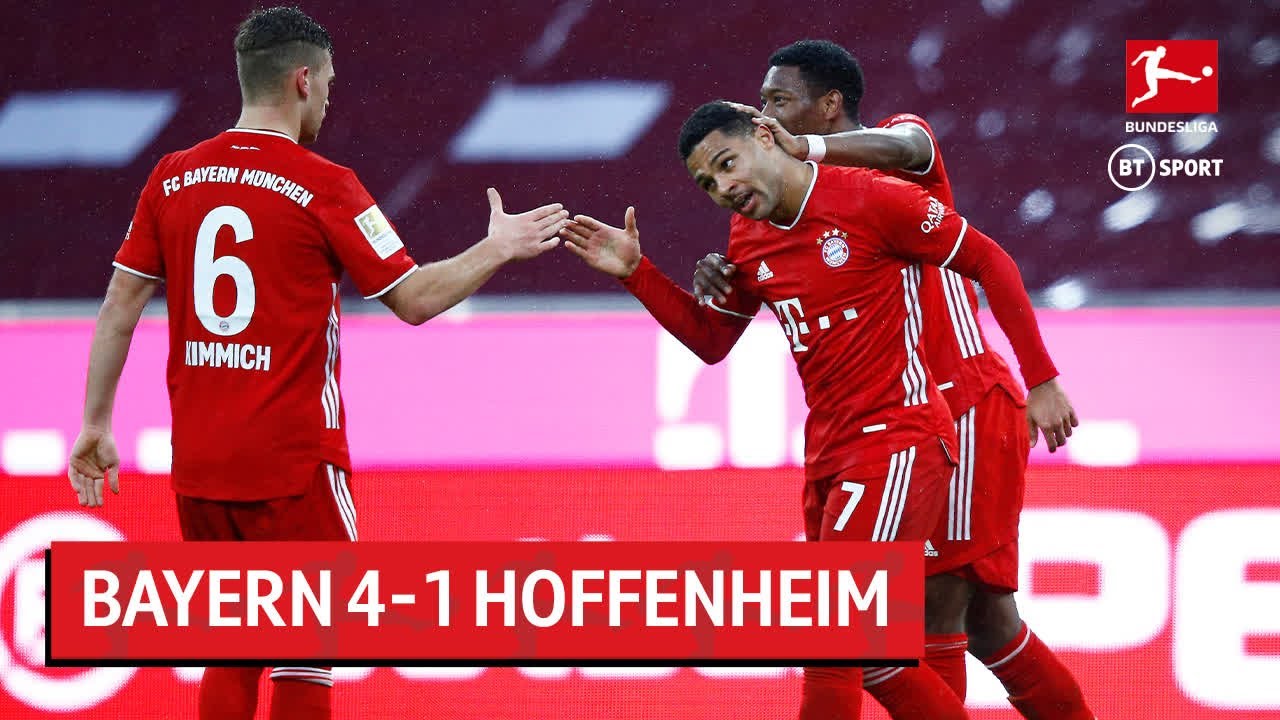 Bayern Munich vs Hoffenheim (4-1) | Bayern move ten points clear! | Bundesliga Highlights