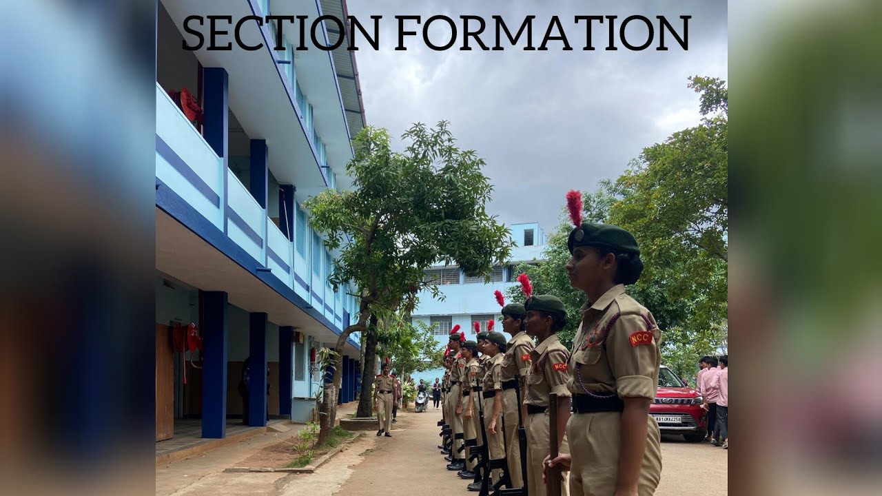 Section formation...⚡🔥 | #ncc Battle craft | ATNCC-NCC | #sectionformation #battlecraft