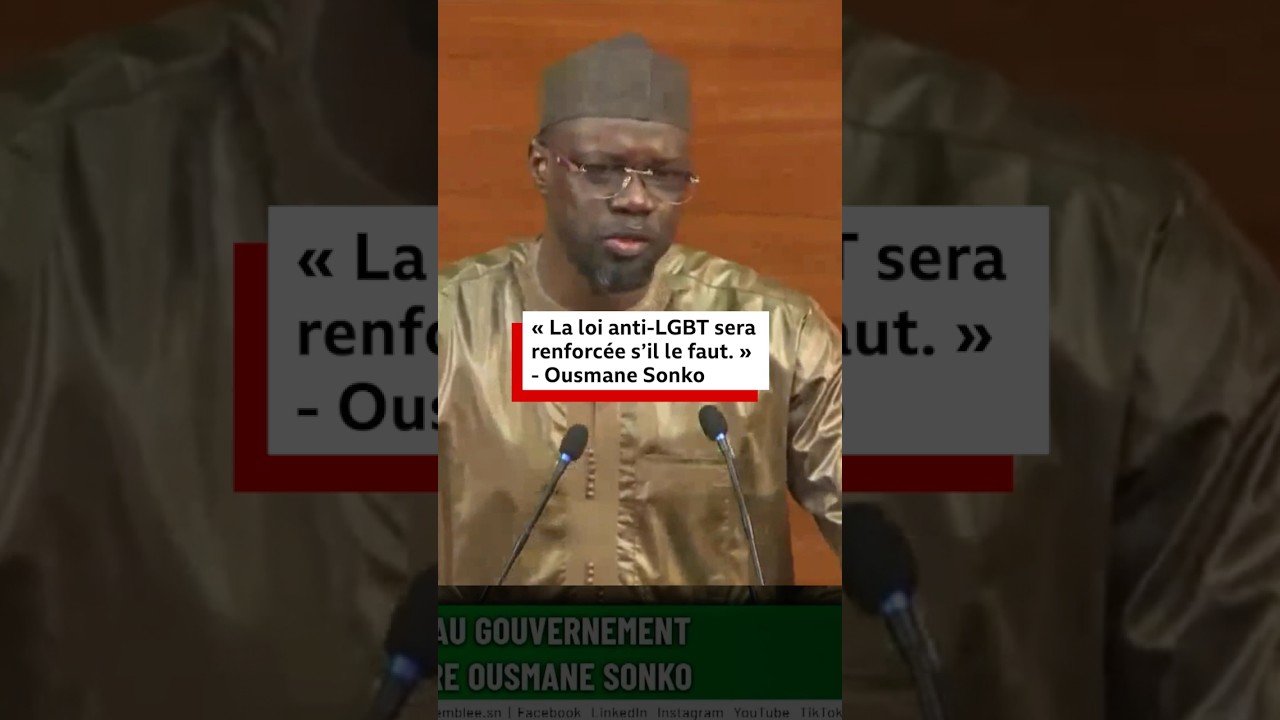 S&eacute;n&eacute;gal: Ousmane Sonko d&eacute;fend un possible renforcement de la loi anti-LGBT