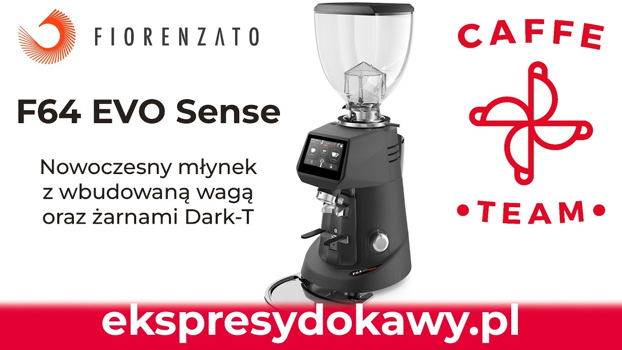 Nowoczesny młynek do kawy z wbudowaną wagą | Fiorenzato F64 EVO Sense | ekspresydokawy.pl