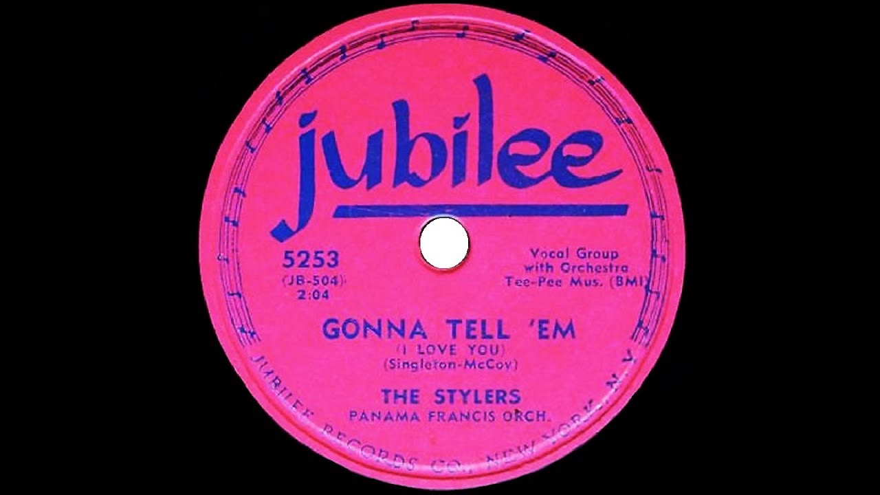 THE STYLERS - Gonna Tell 'Em (I Love You) (1956)