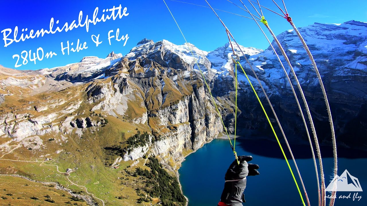 Hike and Fly Oeschinensee Blüemlisalphütte - mit Strandlandung
