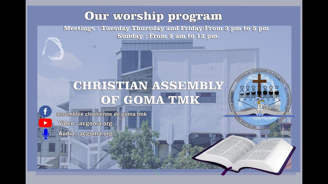 2026 01 29 Thursday. Brother Gérôme KALINGITI .The testimony of true witness. Assembly of Goma tmk