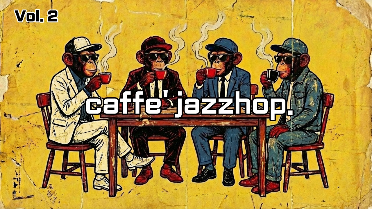 Playlist 😎 빈티지 재즈 힙합 | Groove Jazzhop chillhop lofihiphop🎹 매장음악 재즈바 노동요 운동 작업음악 🐵Monkey Groove🍌