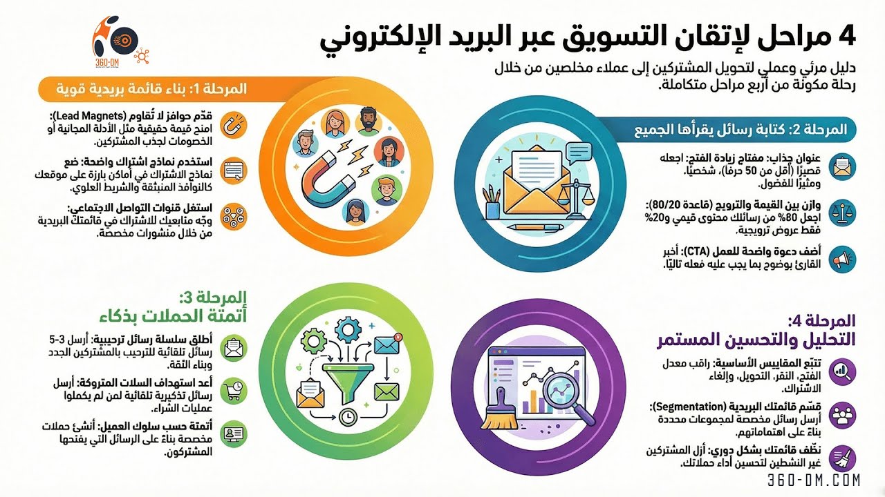 التسويق عبر البريد الإلكتروني لم يمت! الطريقة الصحيحة لتضاعف التحويلات وتبني عملاء أوفياء