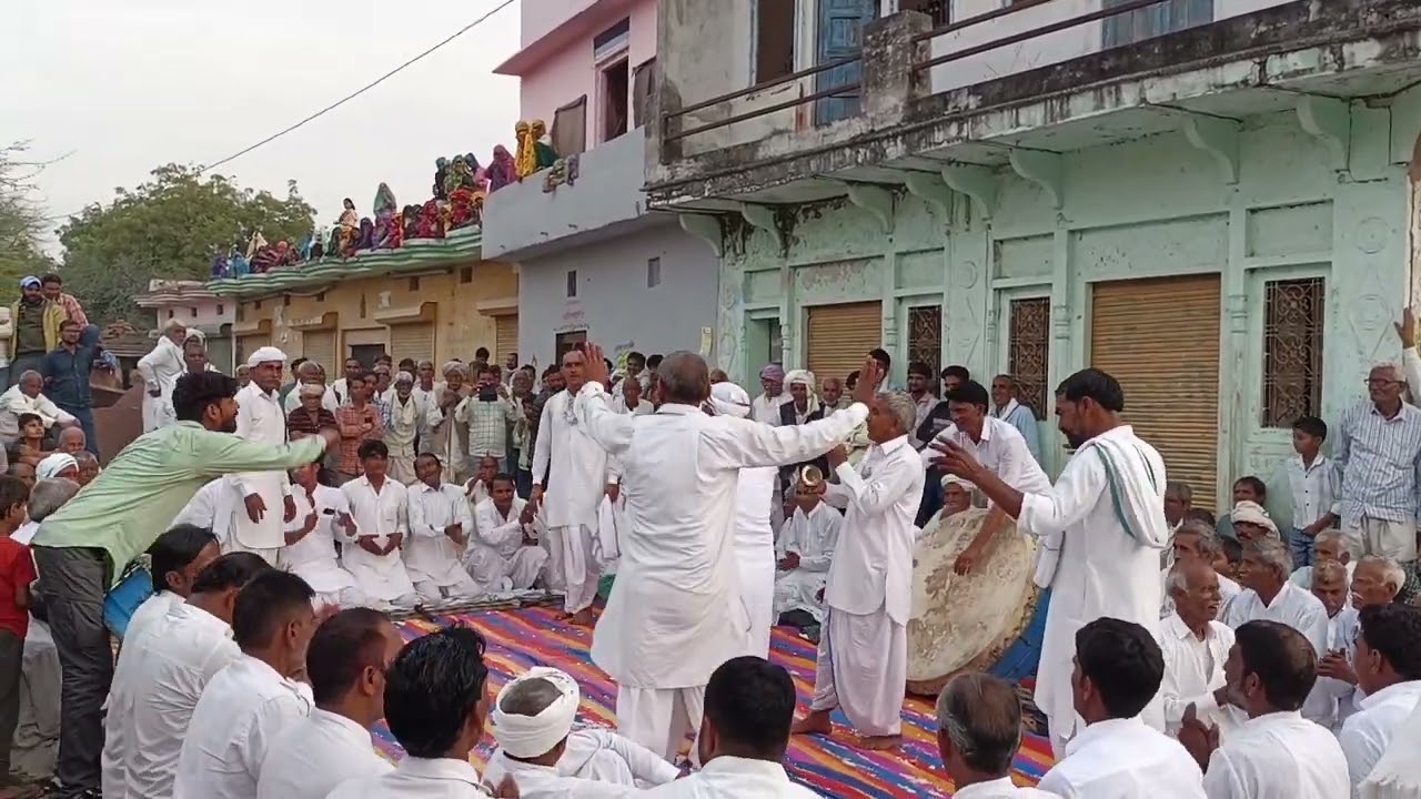 गांव भोपुर में आयोजित लोक उत्सव कन्हैया दंगल में पार्टी 👉 नांगल शेरपुर का शानदार प्रदर्शन.. part 4