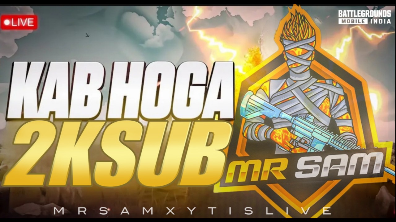 😍 X-Suit GIVEAWAY 💰 After 2K SUB | Mr Sam x yt is Live#pubg #pubgmobile #shorts