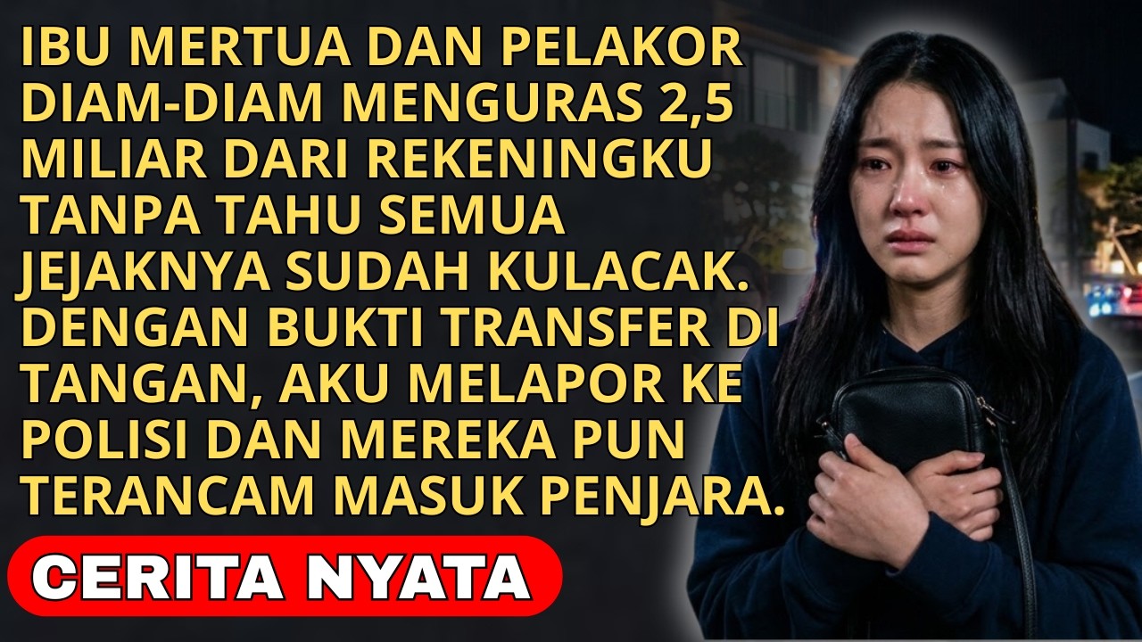 MERTUA & PELAK0R KUR4S REKENINGKU 2,5 MILIAR, AKU DIAM2 SIAPKAN B0RG0L: 