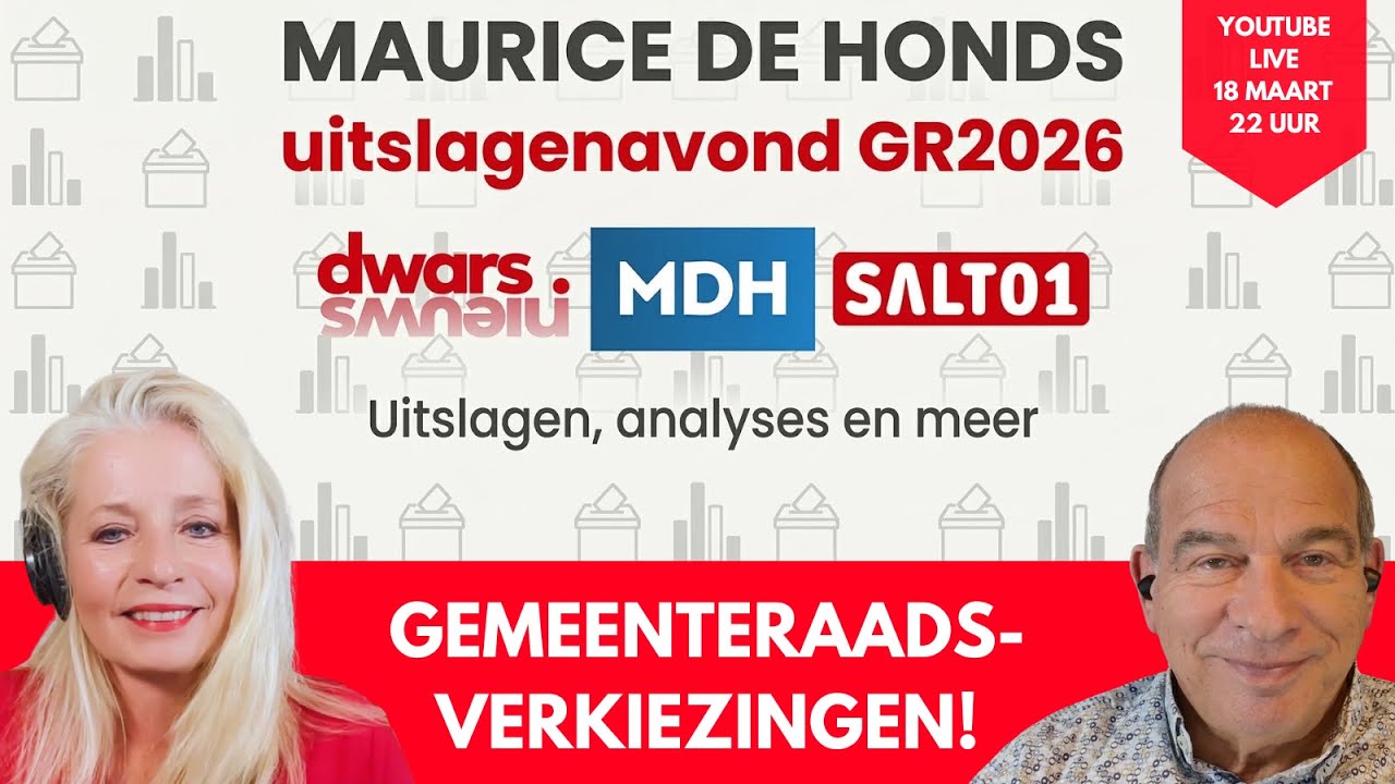Uitslagenavond Maurice de Hond & Dwarsnieuws - GR2026