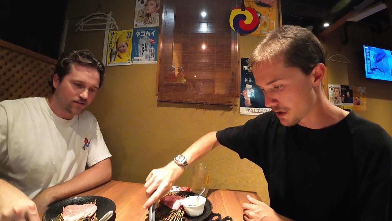 Eating Yakiniku and Drinking Alcohol in Tokyo w/ 