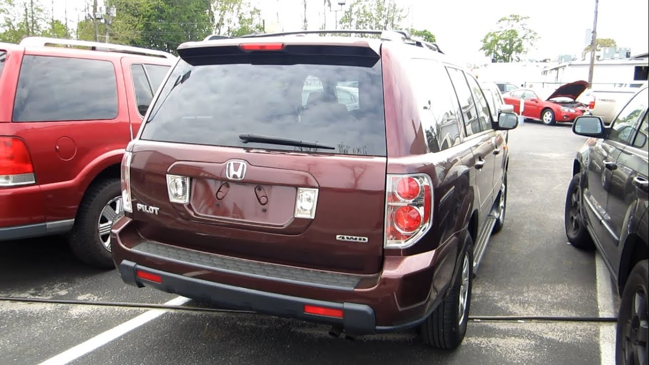 Запуск Honda Pilot EX-L 4WD 2007 года, двигатель, полный обзор и обзор
