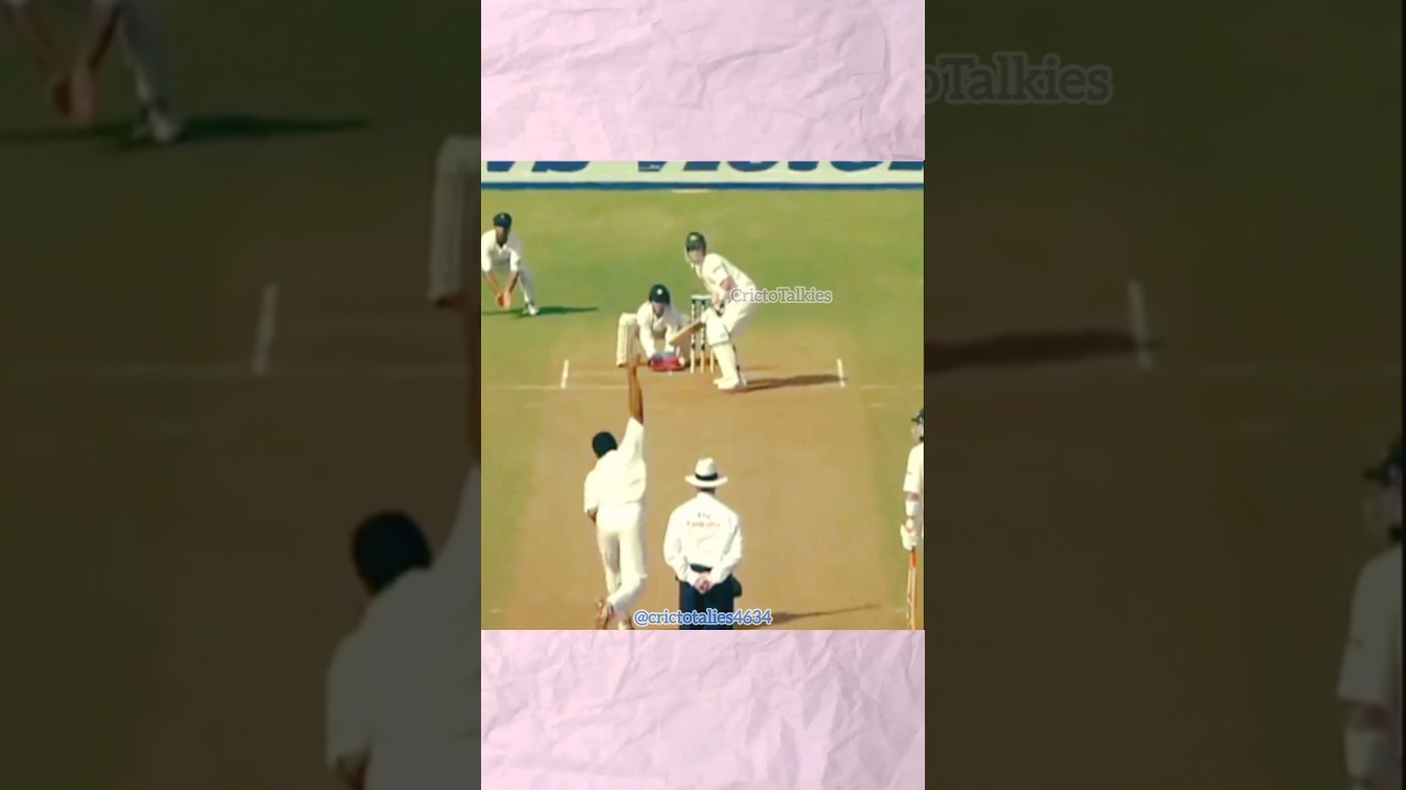Anil Kumble's Epic Bowling Against Michael Clarke🫡🏏 #shorts #cricket #shortsfeed #cricketlover