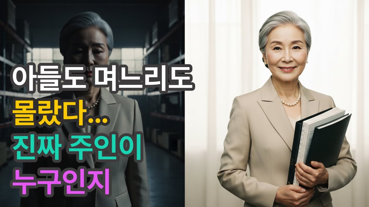아들과 며느리는 몰랐다… 진짜 주인이 누구인지