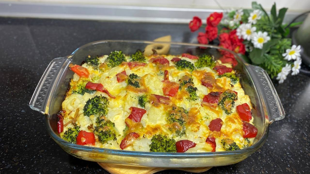 БРОККОЛИ мен капустадан дәмді әрі пайдалы тағам 🥦 Вкусный рецепт БРОККОЛИ с ЦВЕТНОЙ капустой.