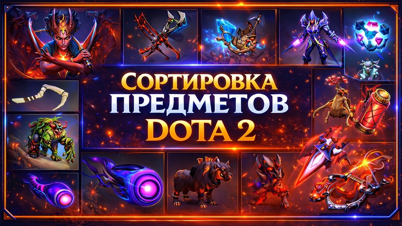 КРАСИВЫЙ ИНВЕНТАРЬ: Как сортировать шмотки в Dota 2?