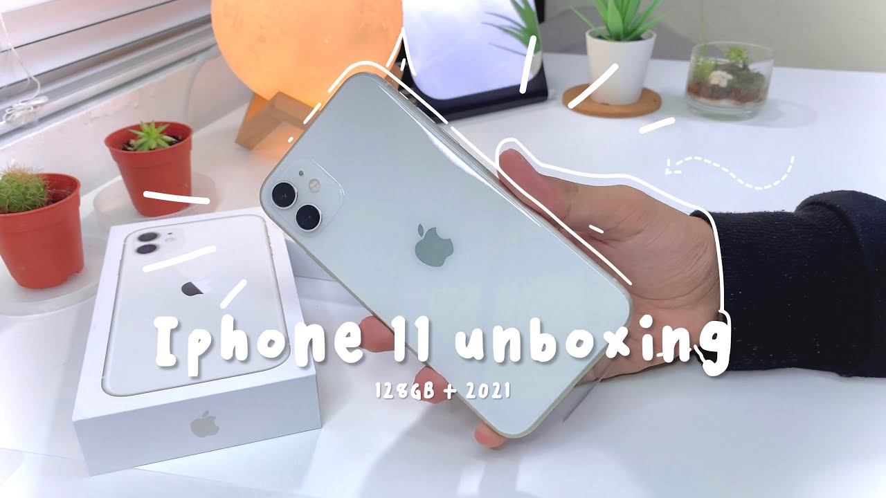 white iPhone 11 unboxing + 128GB || malaysia (2021) 🇲🇾🤍