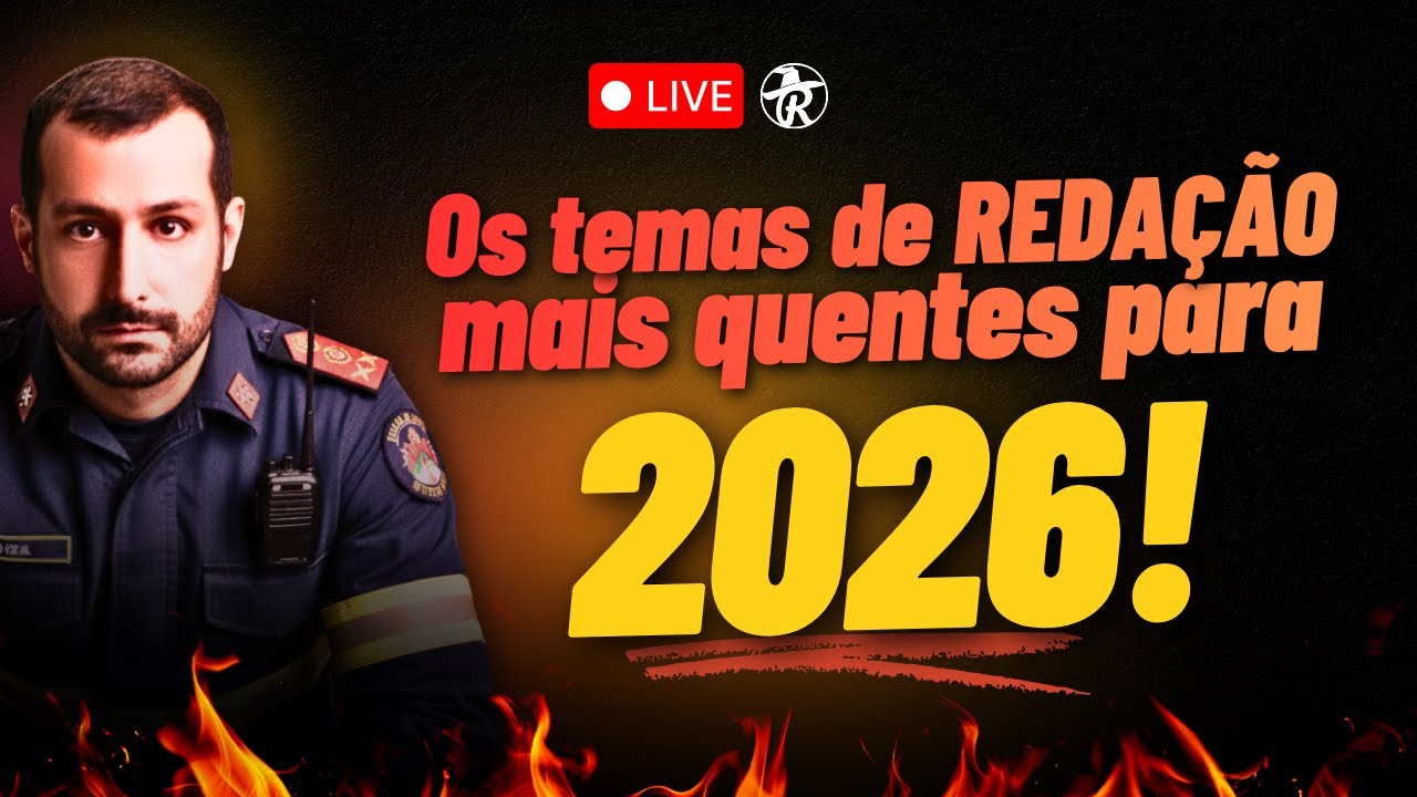 Os temas de redação mais quentes para 2026 | Prof. Raphael Reis
