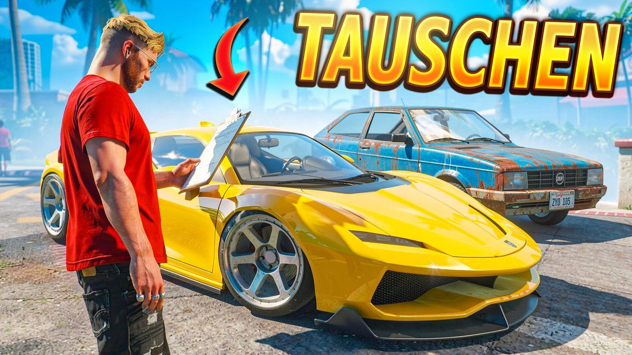 Keiner glaubt, dass ich das SCHROTTAUTO hochtausche... bis ich im SUPERCAR vorfahre! 😱 | GTA RLO RP