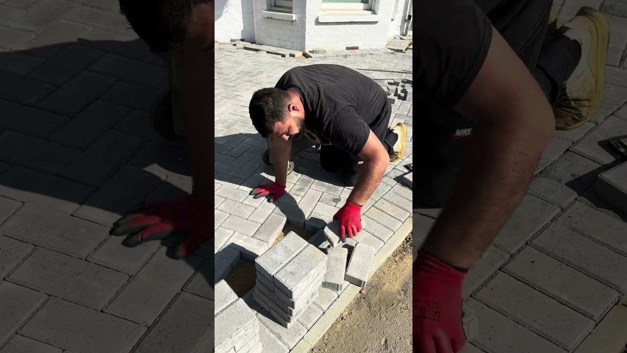 Block Paving Cutting #baustelle #construction #blockcutting #roofing #england #work