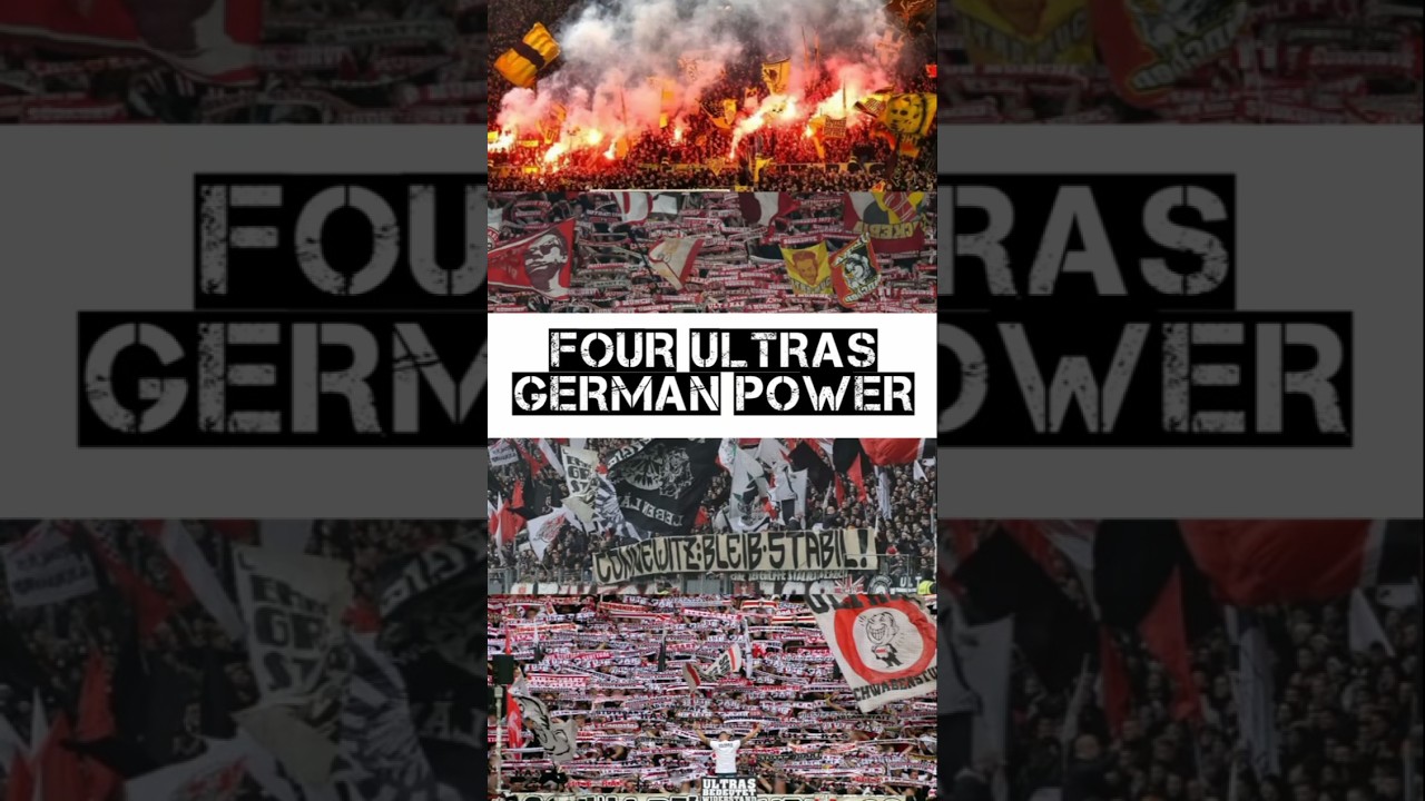 Four Most Fanatic Ultras in Germany ☠️Dortmund, Bayern, Stuttgart & Frankfurt 😱 #bundesliga (PART 1)