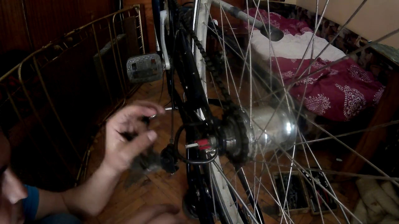 Sram Spectro S7 gear hub wheel install clickbox установка колеса кликбокса