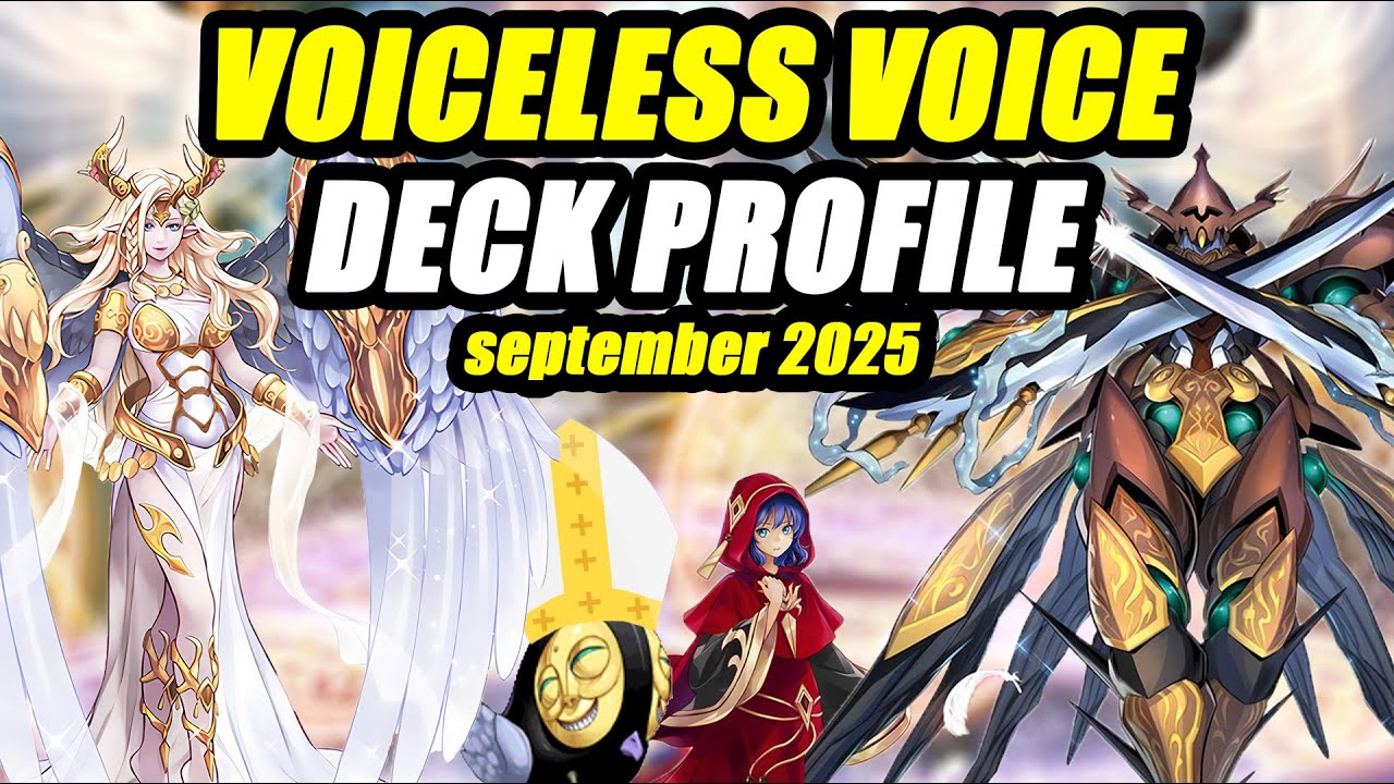 VOICELESS VOICE Deck Profile september 2025 | with MIRACLE RAVEN | Yu-Gi-Oh! | WE ARE SO BACK!