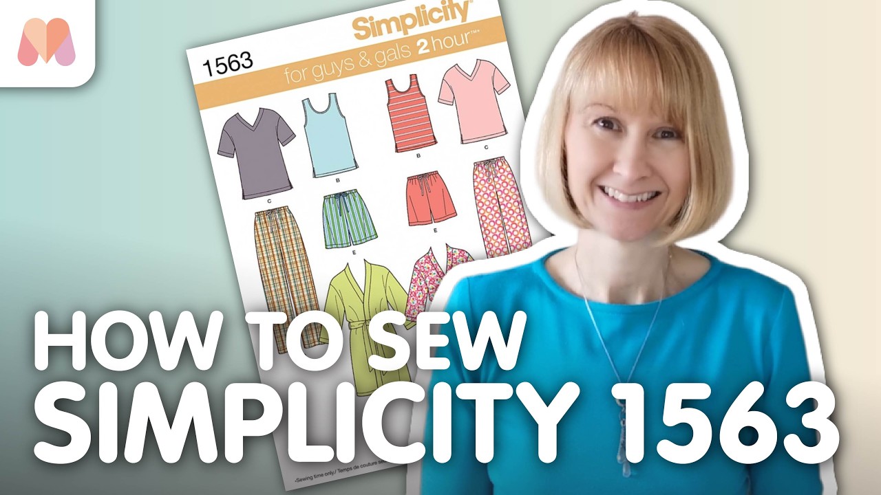 Как сшить халат с поясом на завязках | Пошаговое руководство по пошиву от Simplicity 1563
