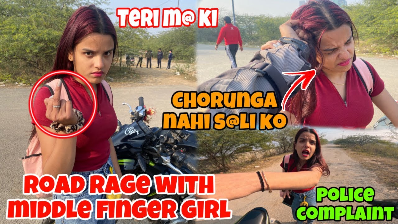 Middle🖕 Finger Girl Fight🤬 with me💔 || मेरी कोई गलती नहीं 😭 
