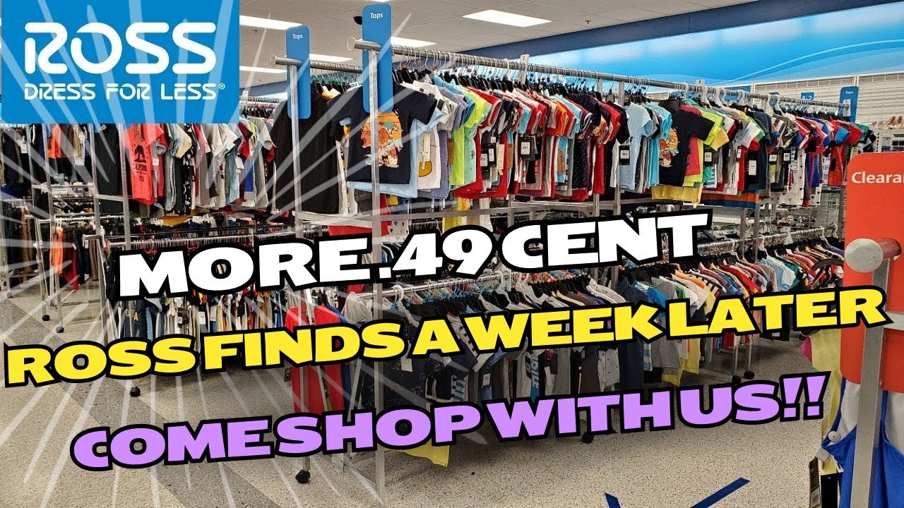 IT’S A WEEK AFTER THE ROSS .49 SALE AND WE ARE STILL FINDING A TON OF .49 ITEMS. COME SHOP WITH US 😱