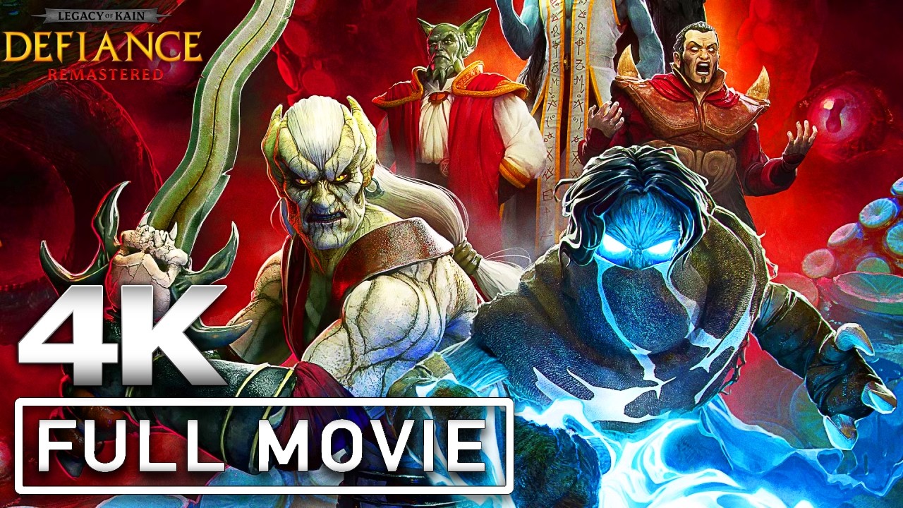 LEGACY OF KAIN: DEFIANCE REMASTERED All Cutscenes (Full Game Movie) 4K 60FPS Ultra HD