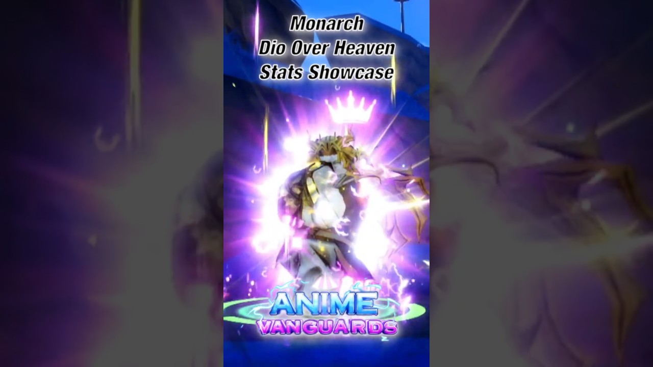 Dio Over Heaven Showcase | Roblox | Anime Vanguards #roblox #animevanguards #showcase