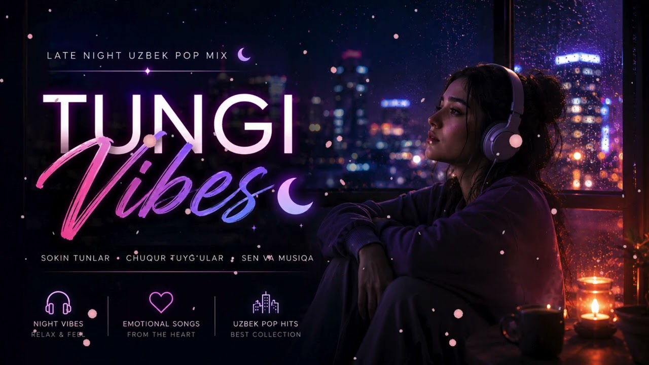 Late Night Uzbek Pop Mix 🌙 Emotional Night Vibes Playlist 2026 | Chill Uzbek Songs