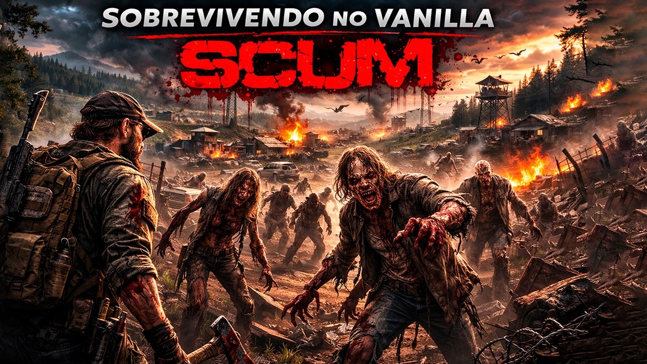 🔴 SCUM AO VIVO | 🔥UPANDO NOSSA BASE E COMEÇANDO OS FARMS NO VANILLA | T16 - Live 2