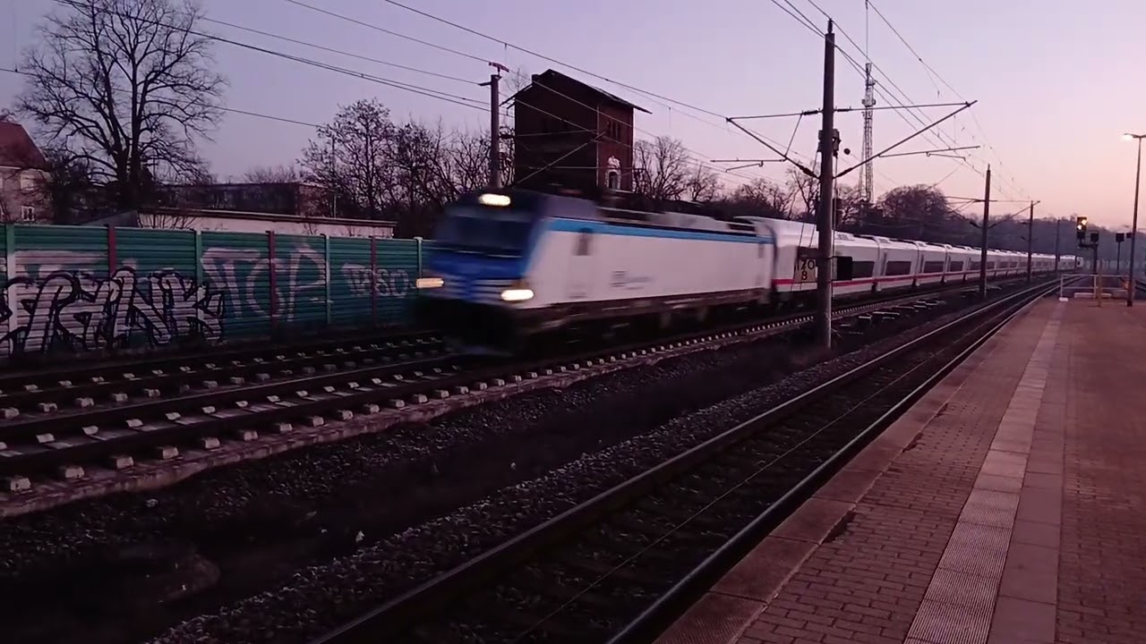 ICE-L Durchfährt Bahnhof Rathenow am Mittwoch Morgen 21.01.2026
