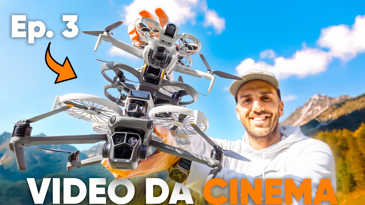VIDEO CINEMATOGRAFICI con QUALSIASI DRONE – GUIDA UNIVERSALE (4K, non solo DJI e FPV)