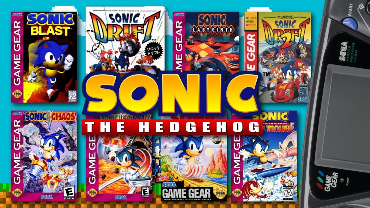Todos los juegos de Sonic para Sega Game Gear