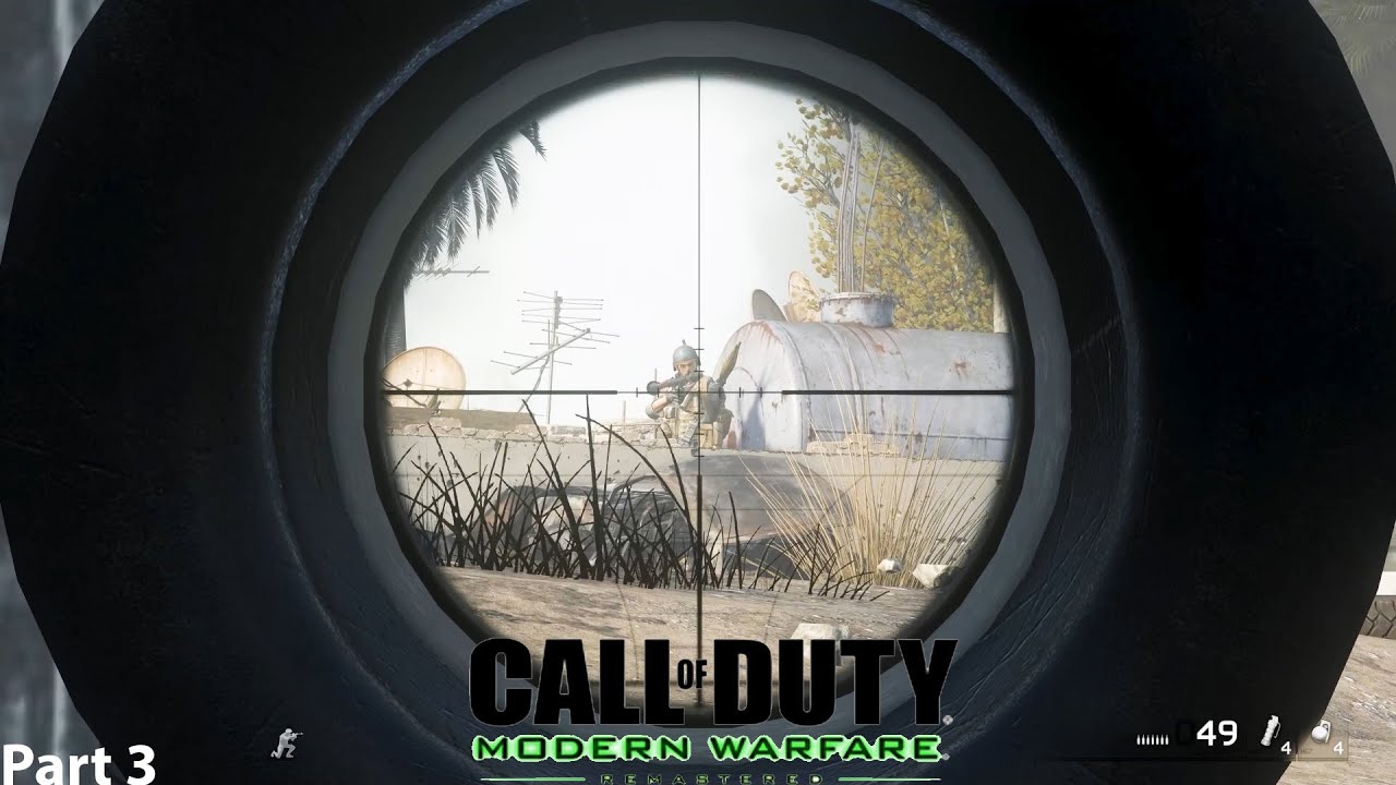 🔥 Call of Duty: Modern Warfare 2017 remastered Gameplay Part 3 (1080 /60FPS) | Campaign
