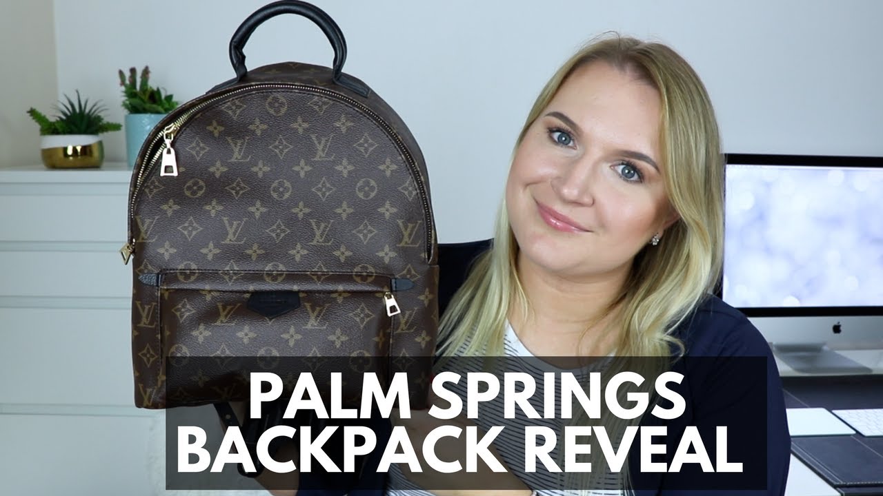 LOUIS VUITTON PALM SPRINGS BACKPACK MM REVEAL | CAROL SUMMER
